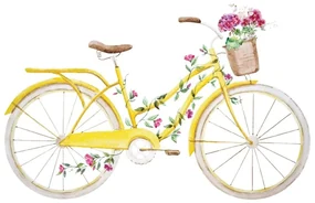 Tablou ilustrația bicicletei retro