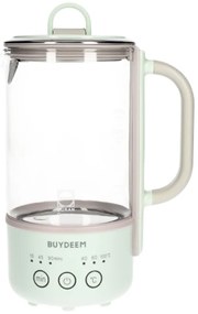 Canа electricа BUYDEEM K314, 300W, 0.6 L, Timer cu 3 trepte, 3 setari de temperatura, Mentine caldura pana la 8 ore, Verde deschis