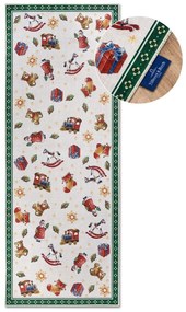 Covor tip traversă verde 80x200 cm cu model de Crăciun Green Christmas – Villeroy&amp;Boch