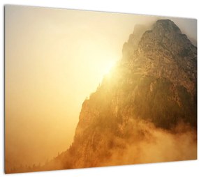 Tablouui muntelui în ceață  (70x50 cm), în 40 de alte dimensiuni noi