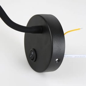 Lampă LED flexibilă de perete Brilagi MAYA LED/3W/230V 4000K negru