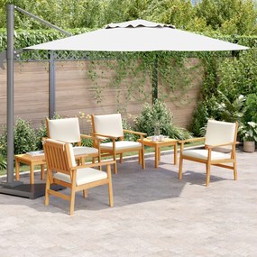 vidaXL Set de canapele pentru grădină 6 pcs Maro 45 x 45 x 38cm