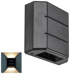 Aplică LED de exterior LIPPA LED/6W/230V IP54 neagră Rabalux 7319