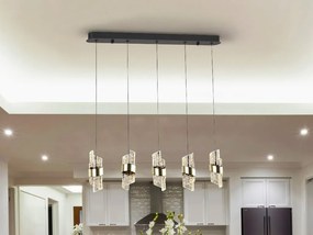 Lustra LED suspendata design elegant Iliada 5L