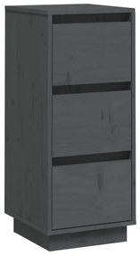 813369 vidaXL Servantă, gri, 32x34x75 cm, lemn masiv de pin