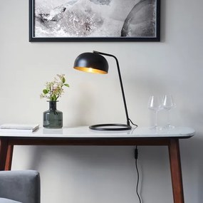 Endon 106336 - Lampă de masă BRAIR, 1xE14/7W/230V, neagră