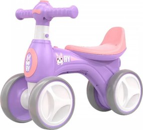 Trotineta fara pedale pentru copii NOVOKIDS™ EVO Balance Bubbles Bike, Cu masina de facut baloane si melodii, Maxim 30 Kg, 4 roti, Stabilitate mare,