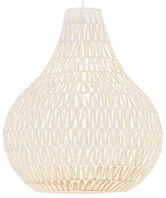 Lampă suspendată scandinavă albă 45 cm - Lina Drop