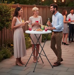 Masă rotundă turistică / de catering 80 cm - masă de bar pentru evenimente