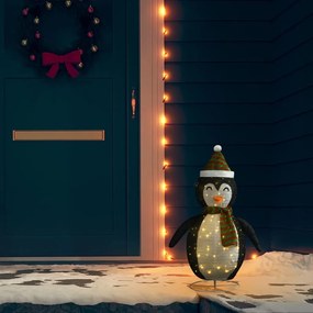Figurina pinguin decorativa de Craciun, LED, 60 cm tesatura lux 1, 60 cm