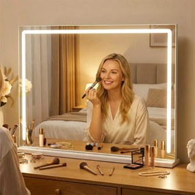 Oglindă cosmetică Hollywood LED 80x14x62,5 cm