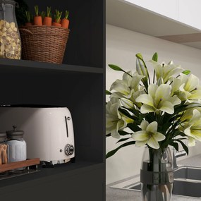 Bufet bucătărie HOMCOM cu sertare, dulapuri de depozitare multi-rangements dim. 60L x 30A x 162Î cm negru | Aosom Romania