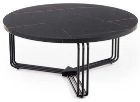 Masa de cafea Antica, neagra