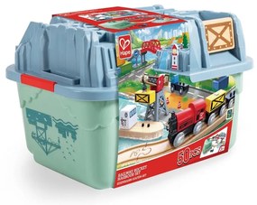 Set cale ferată Hape în cutie - Portul