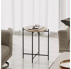 Măsuță de cafea Museli 6 (negru + natural) . 1093230