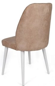 Set de scaune de sufragerie Dallas Mink and White,2 buc.