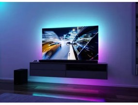 Bandă dimabilă pentru televizor LED/3,5W RGB 2m ZOLL 5V Paulmann 78880 + telecomandă