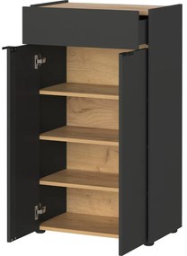 Dulap de baie gri antracit înalt 60x98 cm Forano – Germania