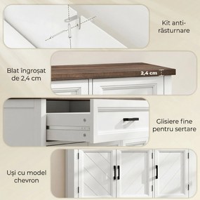 HOMCOM bufet dulap jos pentru depozitare | Aosom Romania