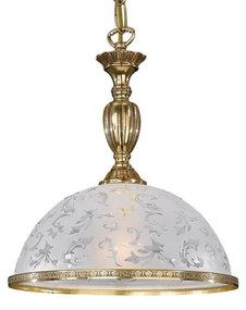 Lustra, Pendul clasic din alama si sticla 6202
