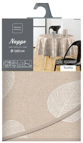 Față de masă lavabilă ø 160 cm Feuillys – douceur d'intérieur