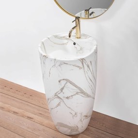 Lavoar freestanding Ceramic Anya Lava mat