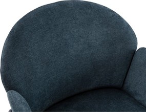 Set de scaune de sufragerie albastru 2 buc. tapițat Aslin – MOME