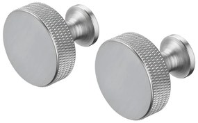 Cârlige argintiu-mat 2 buc. de montat pe perete din metal Rof – Blomus