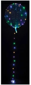 Colorat Balon LED luminos, transparent