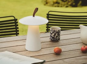 Veioza LED portabila de exterior design nordic IP54 Ara To-Go alba