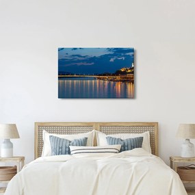 Tablou cu Bratislava și palat (90x60 cm)