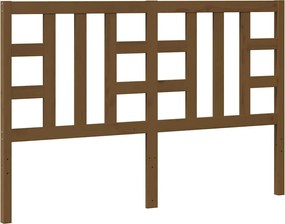 vidaXL Tăblie de pat, maro miere, 156x4x100 cm, lemn masiv de pin