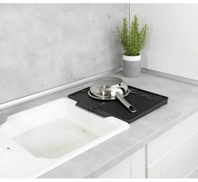 WENKO 54771100 - Scurgător pentru vase NELIA, 34 x 40 cm, negru