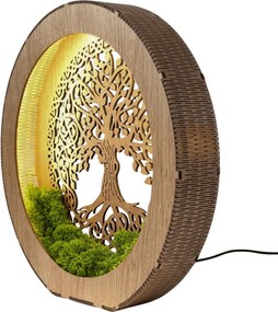 SENTOP | Lampă de masă Arborele Vieții cu mușchi | ZIVENA