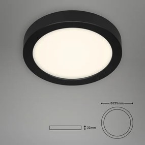 Plafonieră LED FIRE LED/16,5W/230V d. 22,5 cm Briloner 3465-415