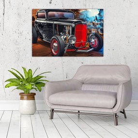 Tablou cu mașina veteran (90x60 cm)