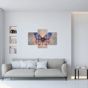 Tablou - Fluture steampunk (90x60 cm)