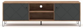 Comodă TV SULA stejar craft/negru