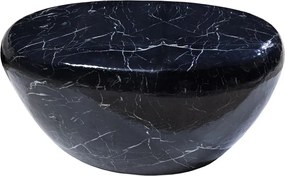 Masuta de cafea Extravaganta, Aluminiu, Negru, STONE 75cm