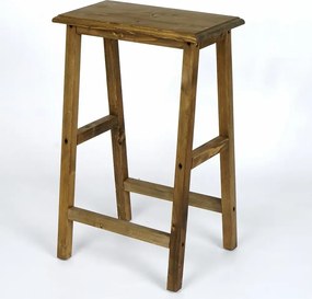 Scaun bar, taburet,William,din lemn,culoare nuc,70 cm