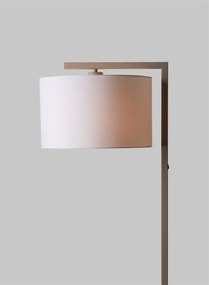 Lampa de podea Boston metal sand abajur alb