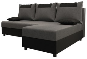 Colțar Stellar L (Gri închis + Negru) (D). 1057571