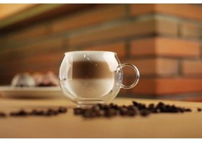 Ceașcă cu perete dublu Vialli Design Amo, 220 ml