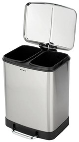 Coș de gunoi de reciclat din oțel inoxidabil 24 l Studio Duo – Wenko