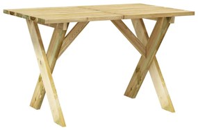 Set mobilier de gradina, 3 piese, lemn de pin tratat