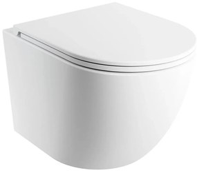 OMNIRES OTTAWASPXMWBM - WC suspendat OTTAWA cu capac SoftClose, ceramică, alb