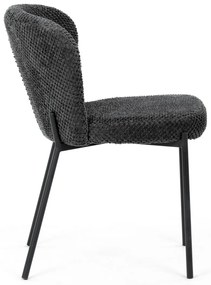 Set de scaune de sufragerie Bouclé CT-W1077 GREY2,4 buc