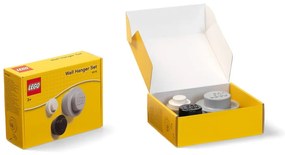 Set 3 cuiere pentru perete LEGO® Black And White