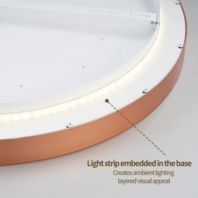 BRILAGI - Corp de iluminat LED reglabil GLASS POOL DOUBLE LED/48W/230V 40 cm finisaj cupru + telecomandă