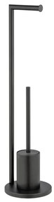 WENKO 25675100 - Set pentru WC FERLA, 18 x 69,5 cm, negru